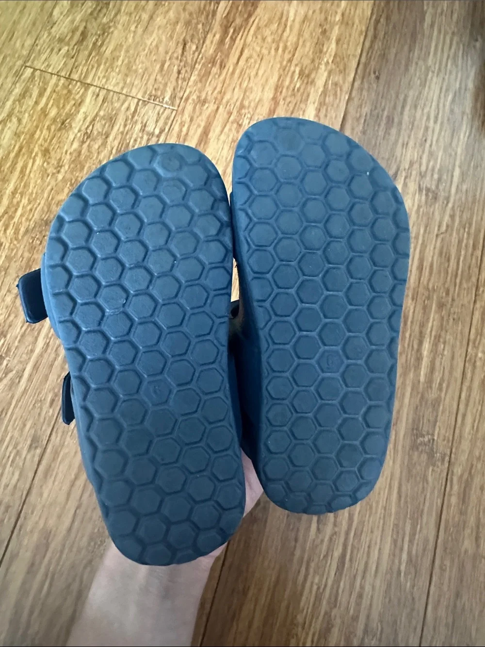 Cat & Jack Black Double-Buckle Kids Sandals